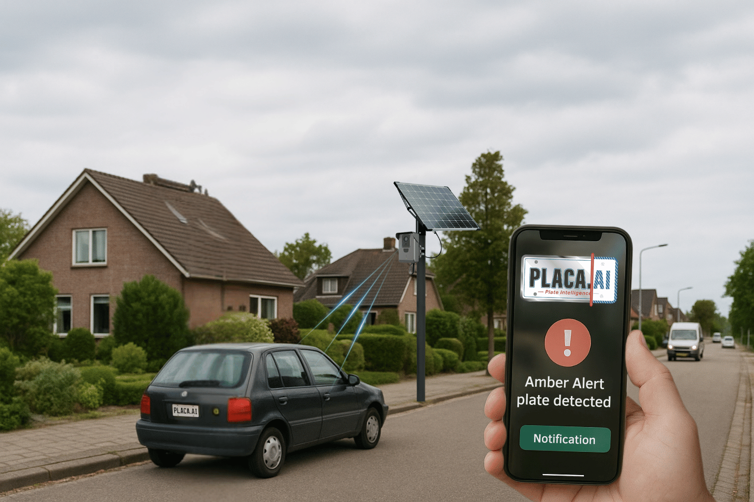 hoa plate tracking amber alert operation mockup