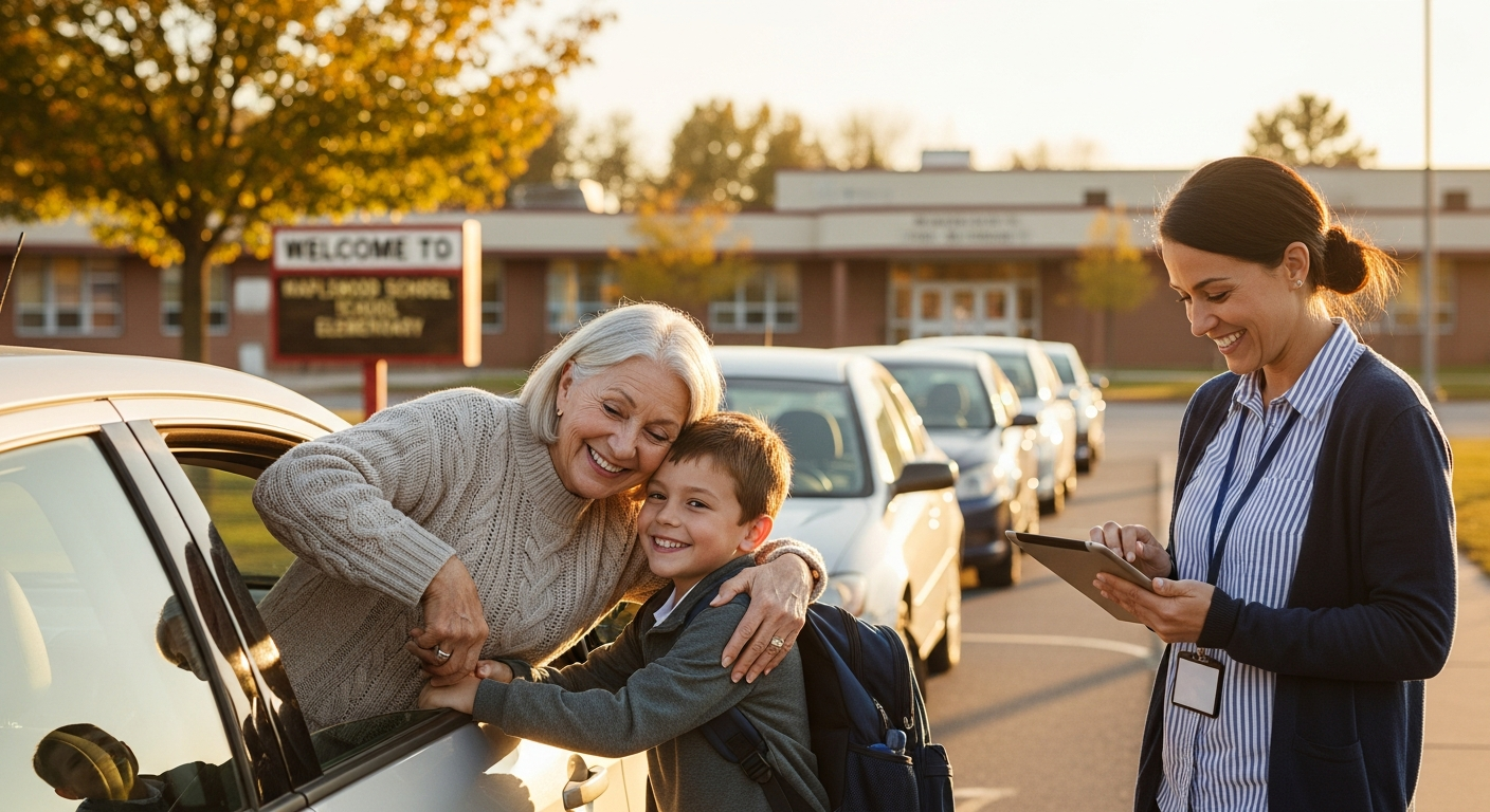 Grandparent School Pickup Authorization - Placa.ai
