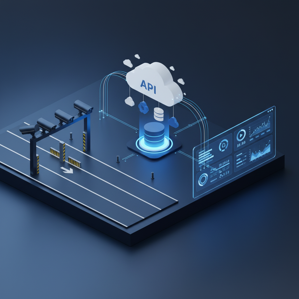 Custom license plate recognition software architecture with in-house LPR libraries, APIs, cameras, and enterprise workflows