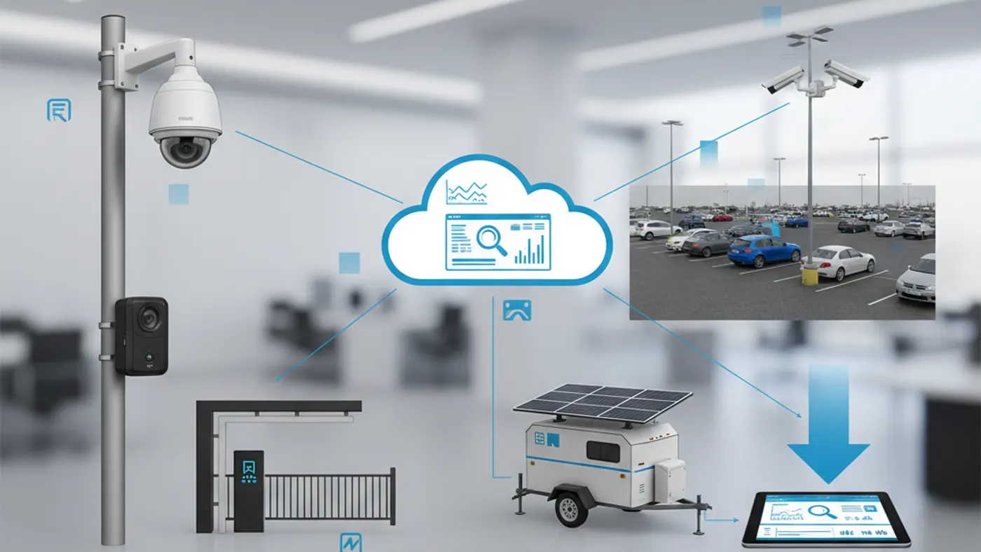 Hardware agnostic license plate recognition platform working with compatible IP cameras and gate cameras