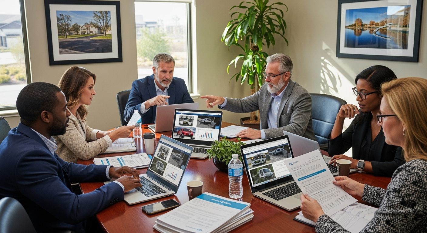 HOA board meeting to compare Flock Safety and alternative LPR systems
