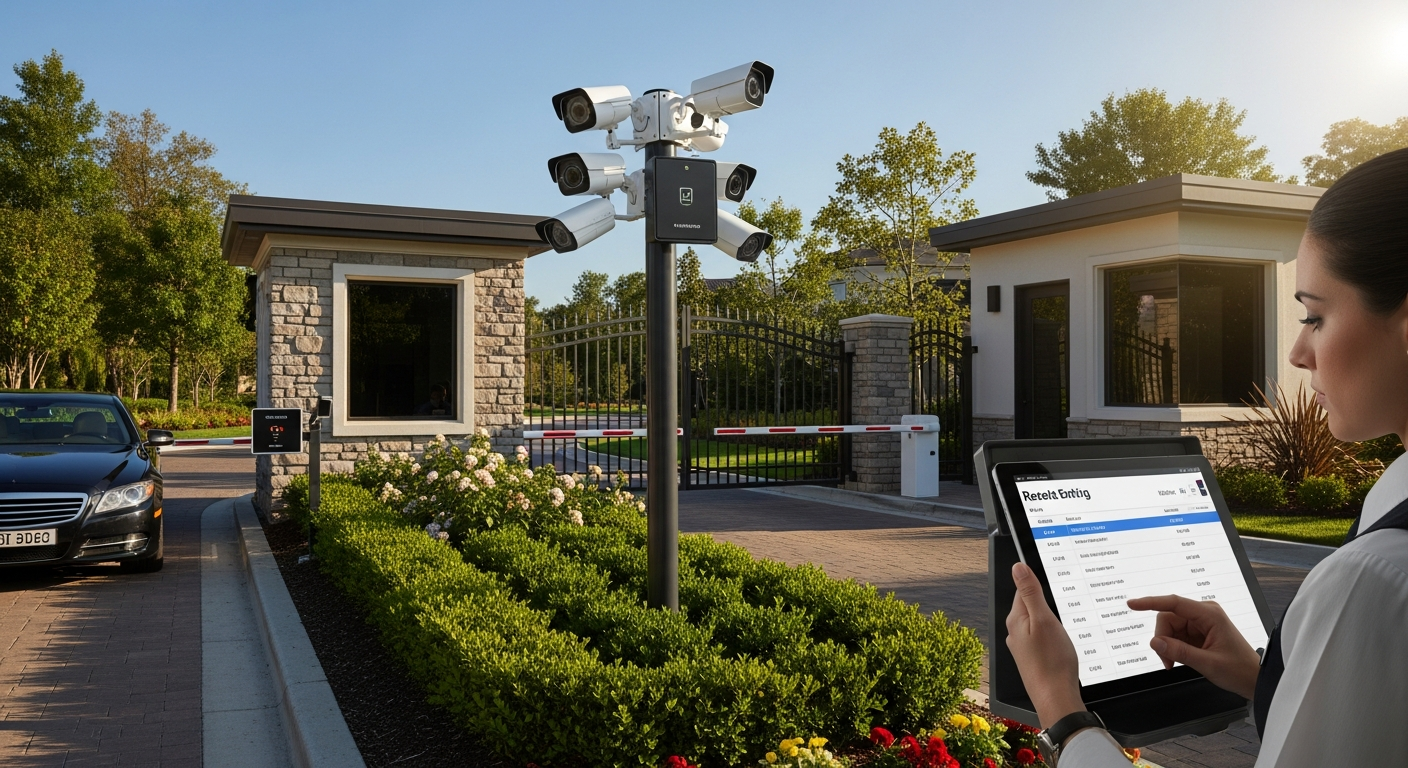 HOA license plate recognition replacing paper gate logs