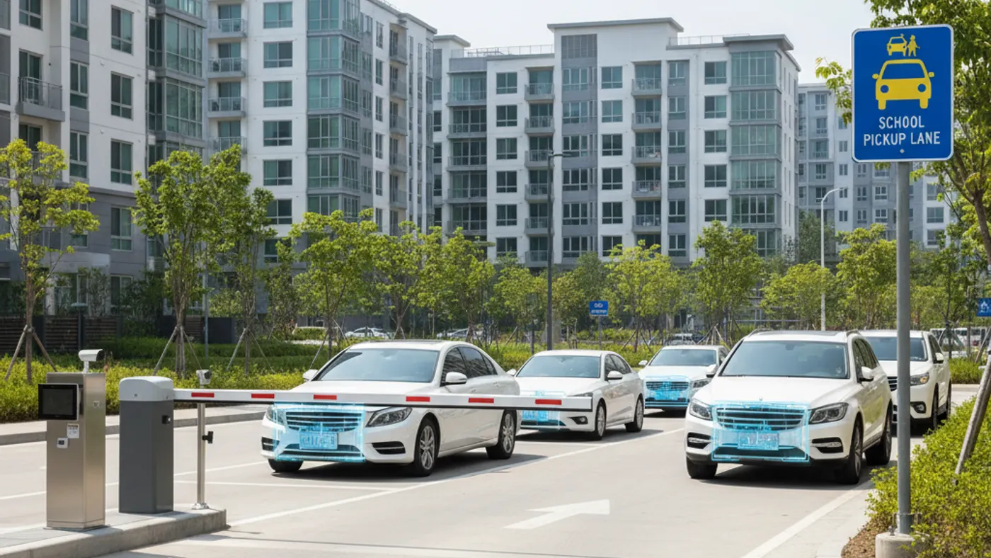 Cloud AI mobile license plate recognition security for parking lots gates schools HOAs and self-storage