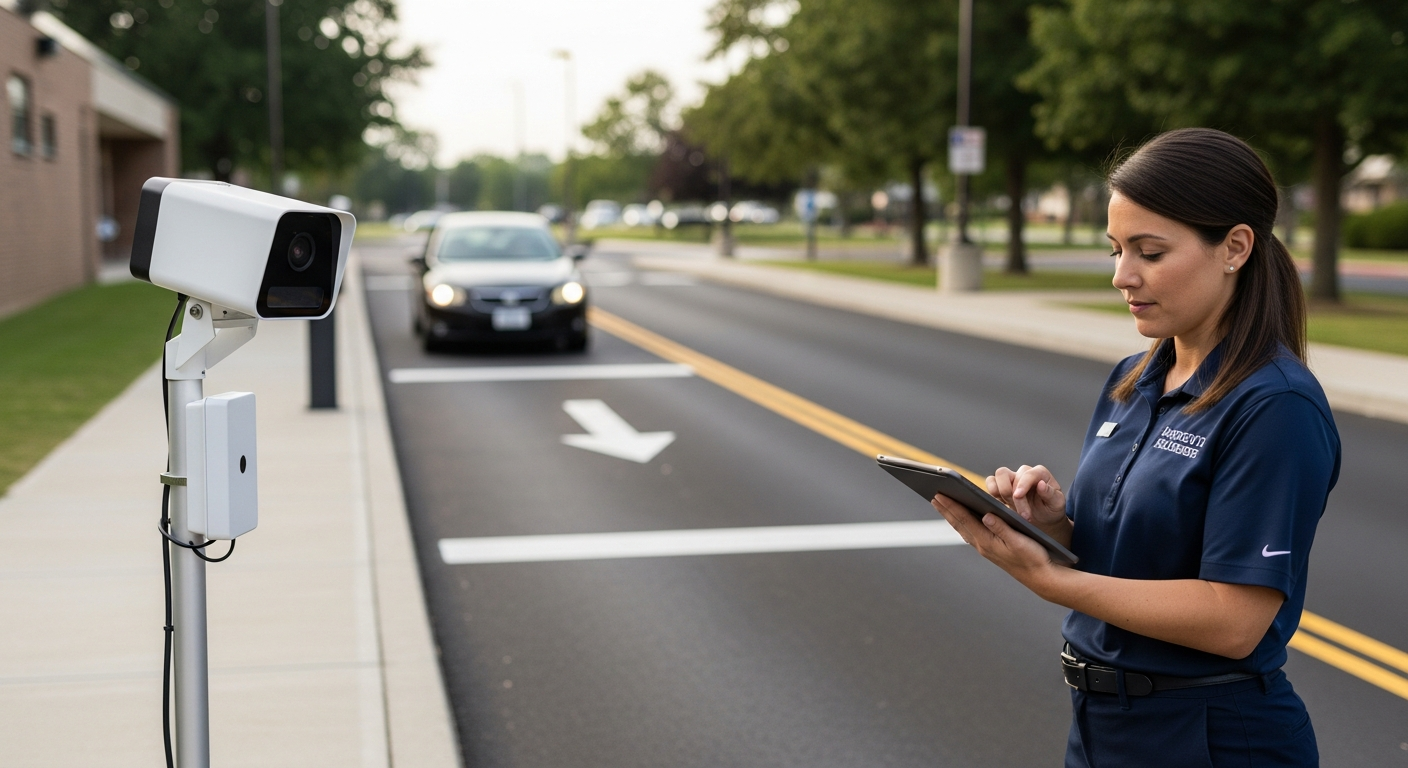 One-lane school pickup pilot program testing new carline technology