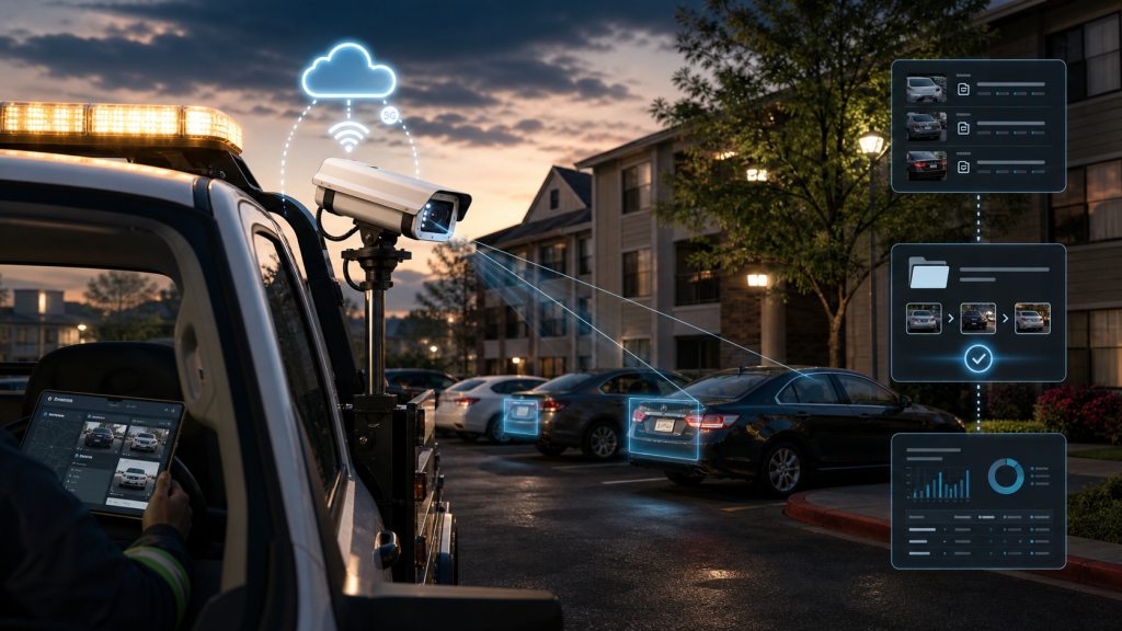Parking enforcement system cost with LPR cameras cloud software and patrol reporting