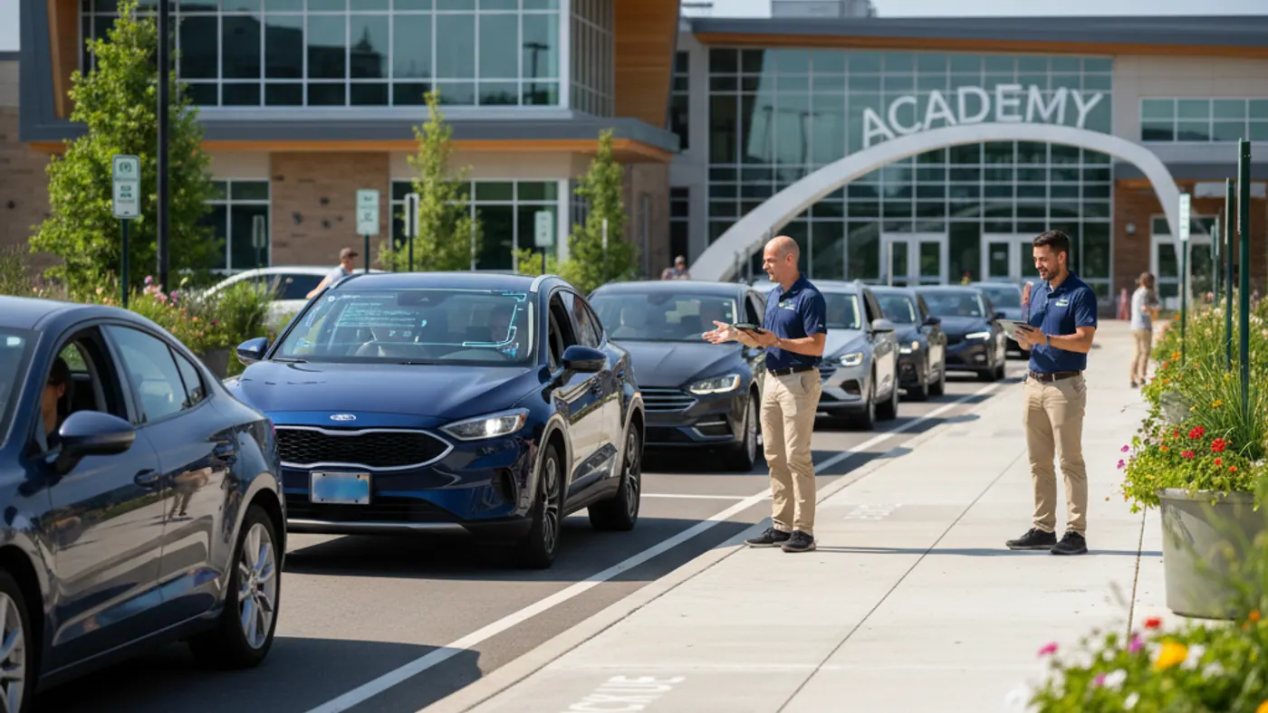 Placa.ai AI-powered school pickup line software helping schools modernize carline dismissal before the new school year