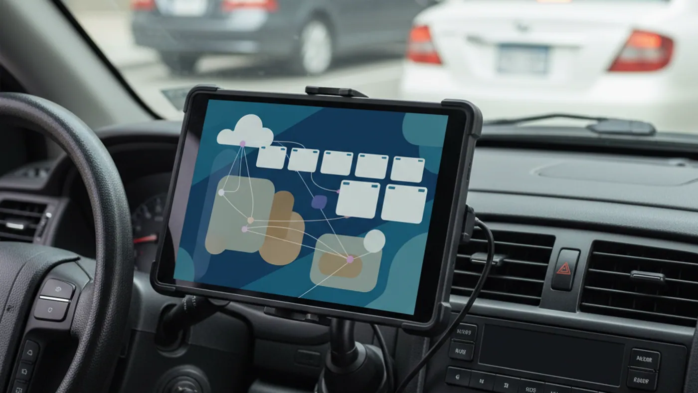 Cloud LPR towing software dashboard without in-truck DVR hardware