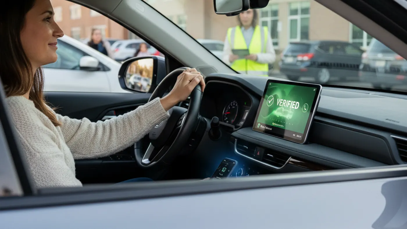 Parent pickup app compared with vehicle recognition for school dismissal