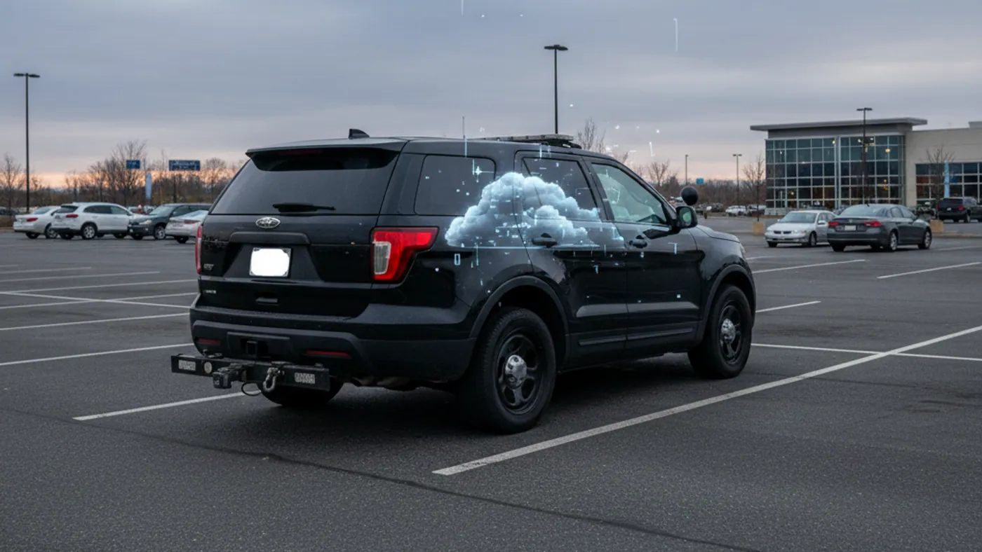 Unbranded repo truck license plate reader compared with cloud patrol LPR workflow
