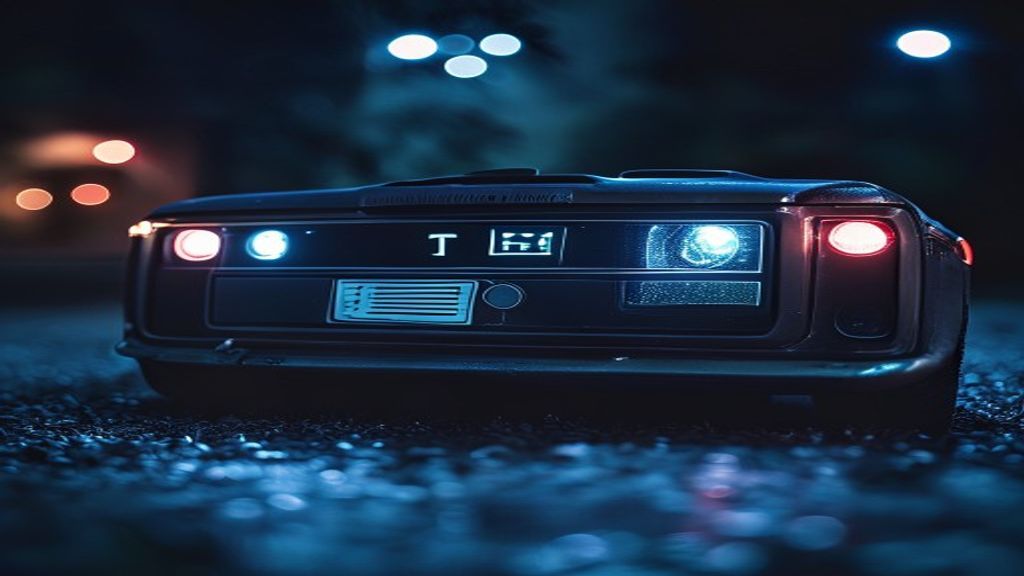 License plate captured by infrared night vision IP camera in low-light conditions for LPR software