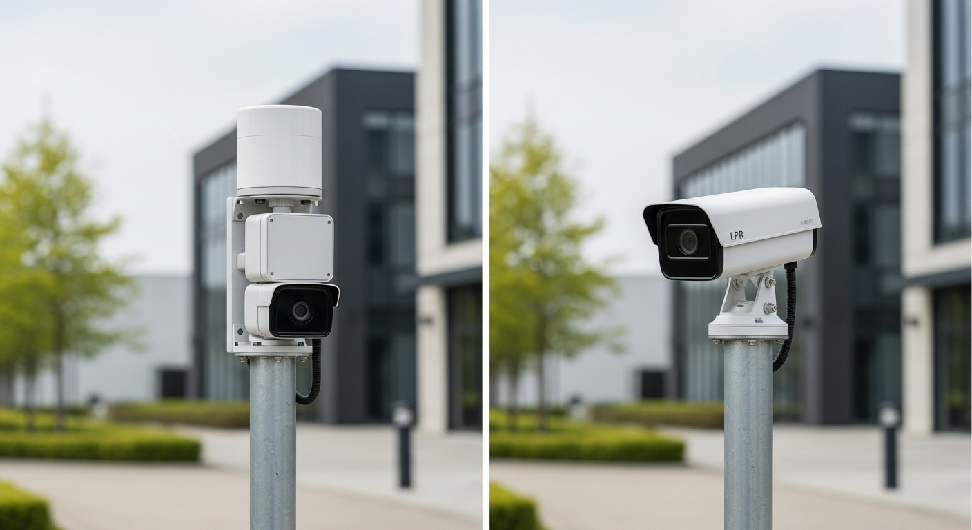 RadarCam radar-assisted LPR vs standard LPR camera comparison