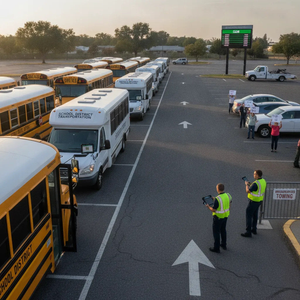 How District Operations Teams Can Reduce Radio Call Overload With Better Vehicle-Based Workflows for student pickup / school dismissal