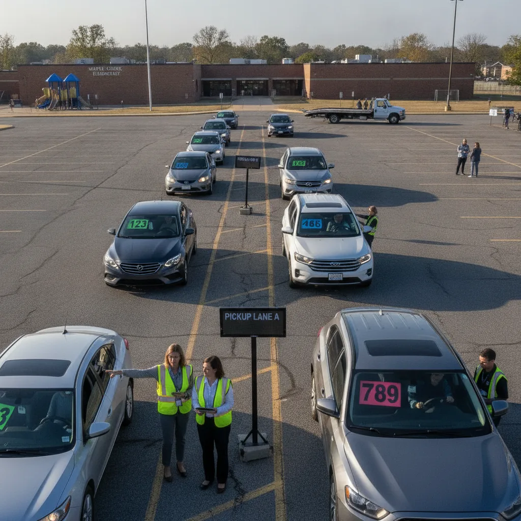 How Elementary School Leaders Can Reduce Parent Car Tag Confusion With Better Vehicle-Based Workflows for student pickup / school dismissal