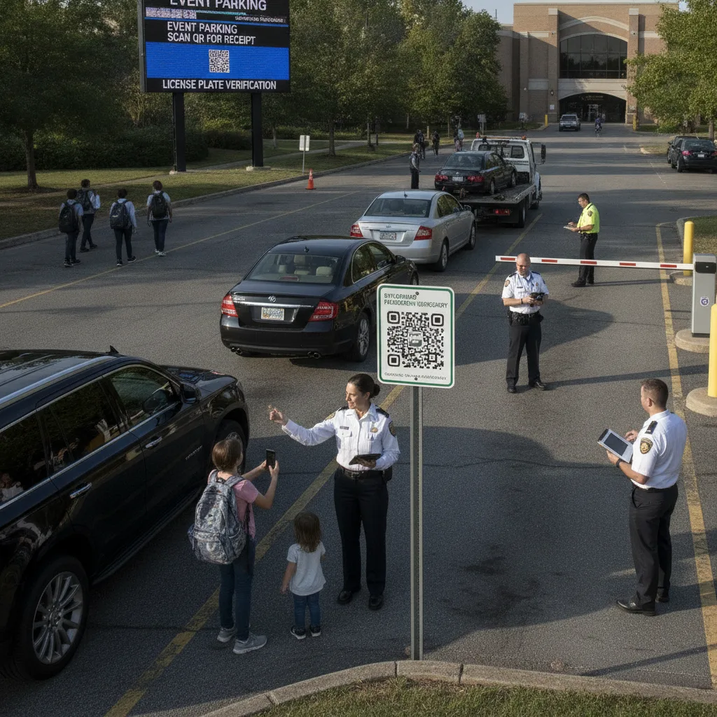 How Event Lot Managers Can Track Parking Receipts For Business Users Without Adding More Hardware for qr self parking