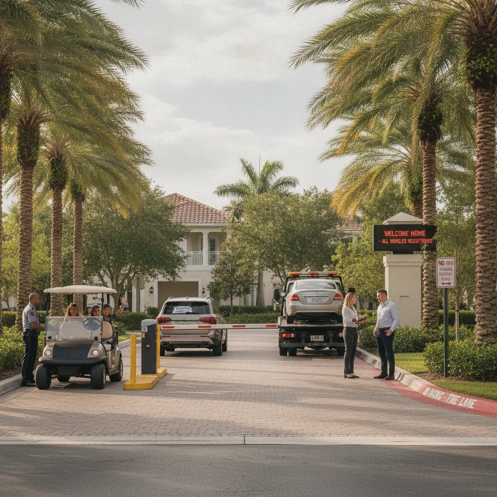 How Florida Associations Can Respond To Fire Lane Parking Complaints Without Creating Resident Friction for hoa / apartment vehicle management