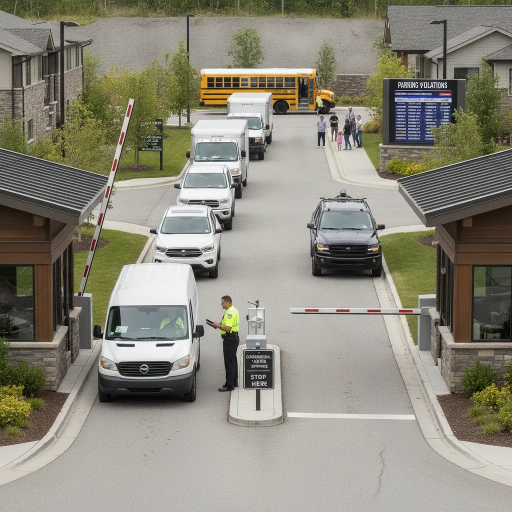 How Gated Communities Can Manage Unauthorized Commercial Vehicles Without Creating Resident Friction for hoa / apartment vehicle management