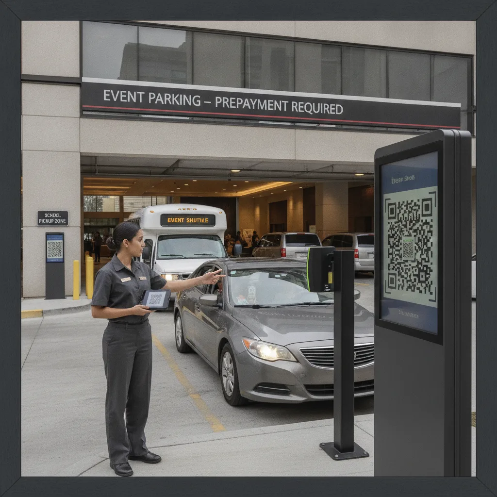 How Hotel Parking Teams Can Support Event Parking Prepayment Without Adding More Hardware for qr self parking
