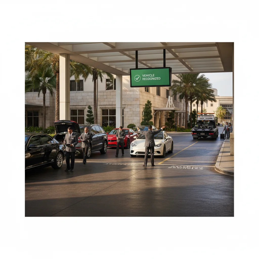 How Hotel Valet Teams Can Manage Peak Arrival Surges Using Ticketless Vehicle Recognition for valet parking
