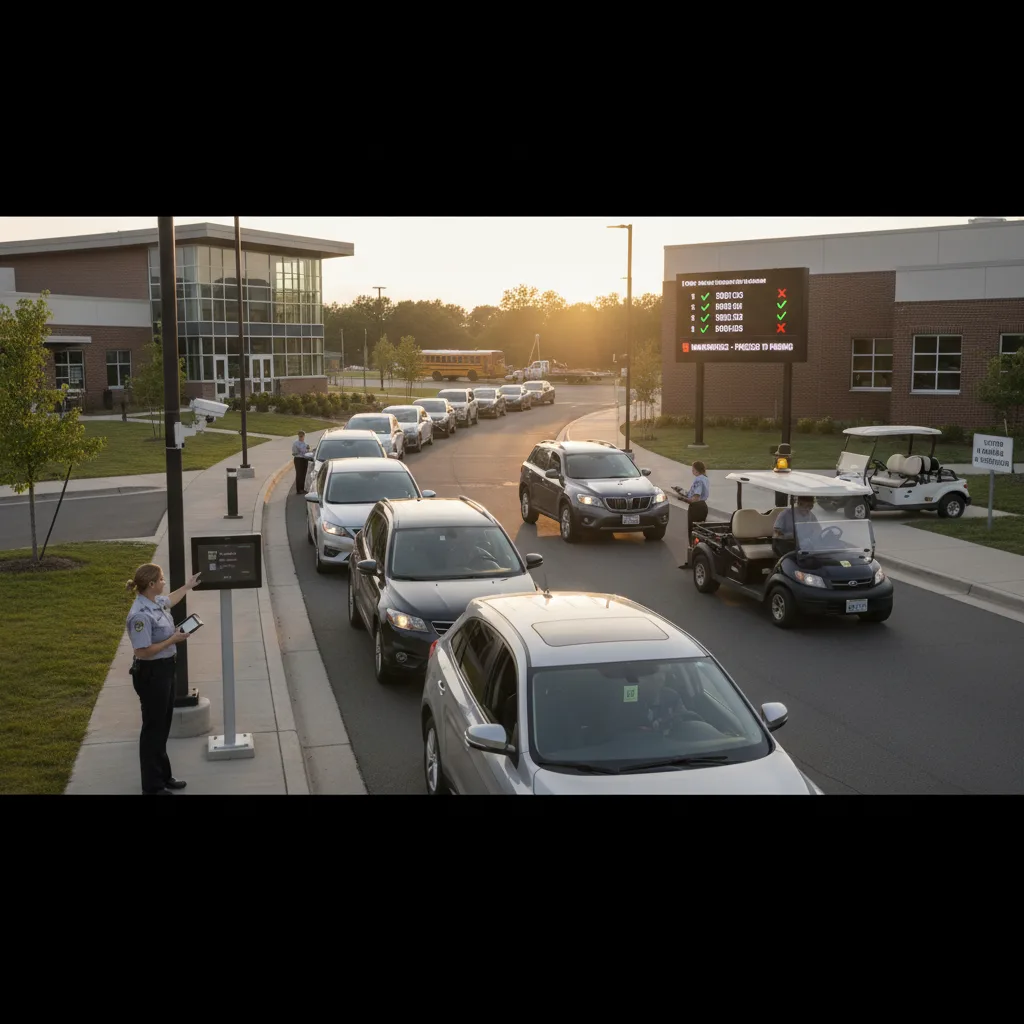 How K-12 Schools Can Verify Authorized Pickup Vehicles With Better Vehicle-Based Workflows for student pickup / school dismissal
