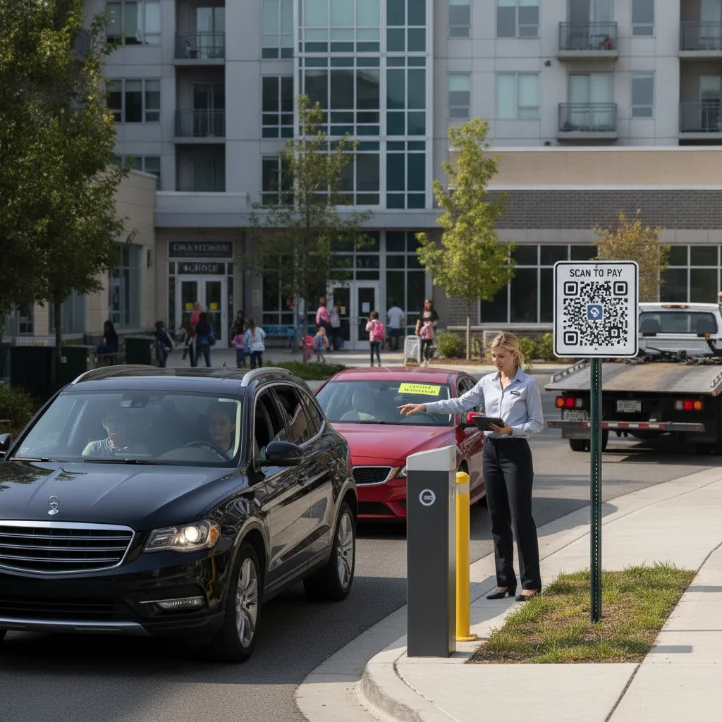 How Mixed-Use Property Owners Can Handle Unpaid Parking Sessions Without Adding More Hardware for qr self parking