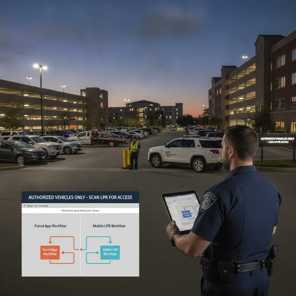 How Night Patrol Teams Can Compare Patrol Software Workflows With Mobile LPR Workflows for towing / parking enforcement