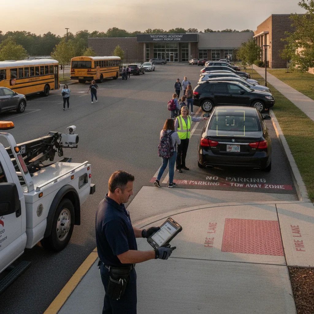 How Private Property Towing Companies Can Capture Better Evidence Before A Tow With Mobile LPR Workflows for towing / parking enforcement