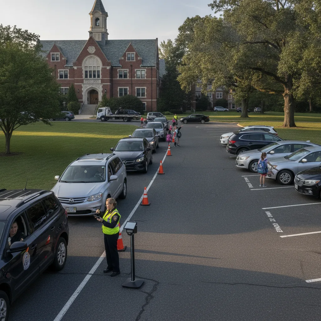 How Private Schools Can Shorten Pickup Line Delays With Better Vehicle-Based Workflows for student pickup / school dismissal