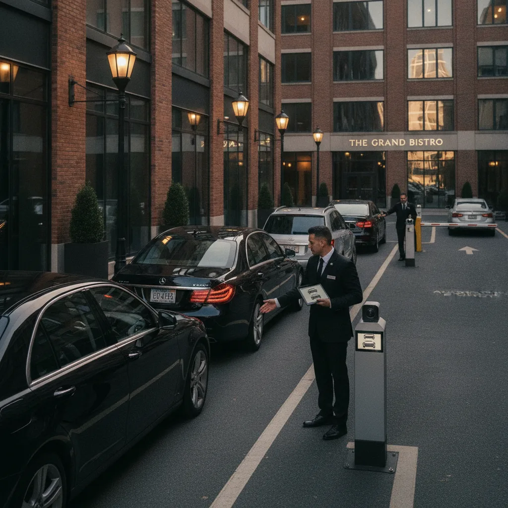 How Restaurant Valet Operators Can Manage Peak Arrival Surges Using Ticketless Vehicle Recognition for valet parking