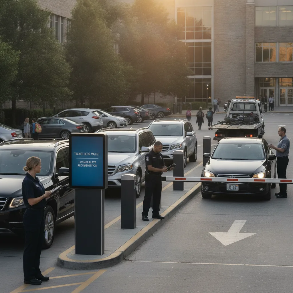 How Venue Parking Managers Can Move From Paper Tickets To Ticketless Valet Using Ticketless Vehicle Recognition for valet parking