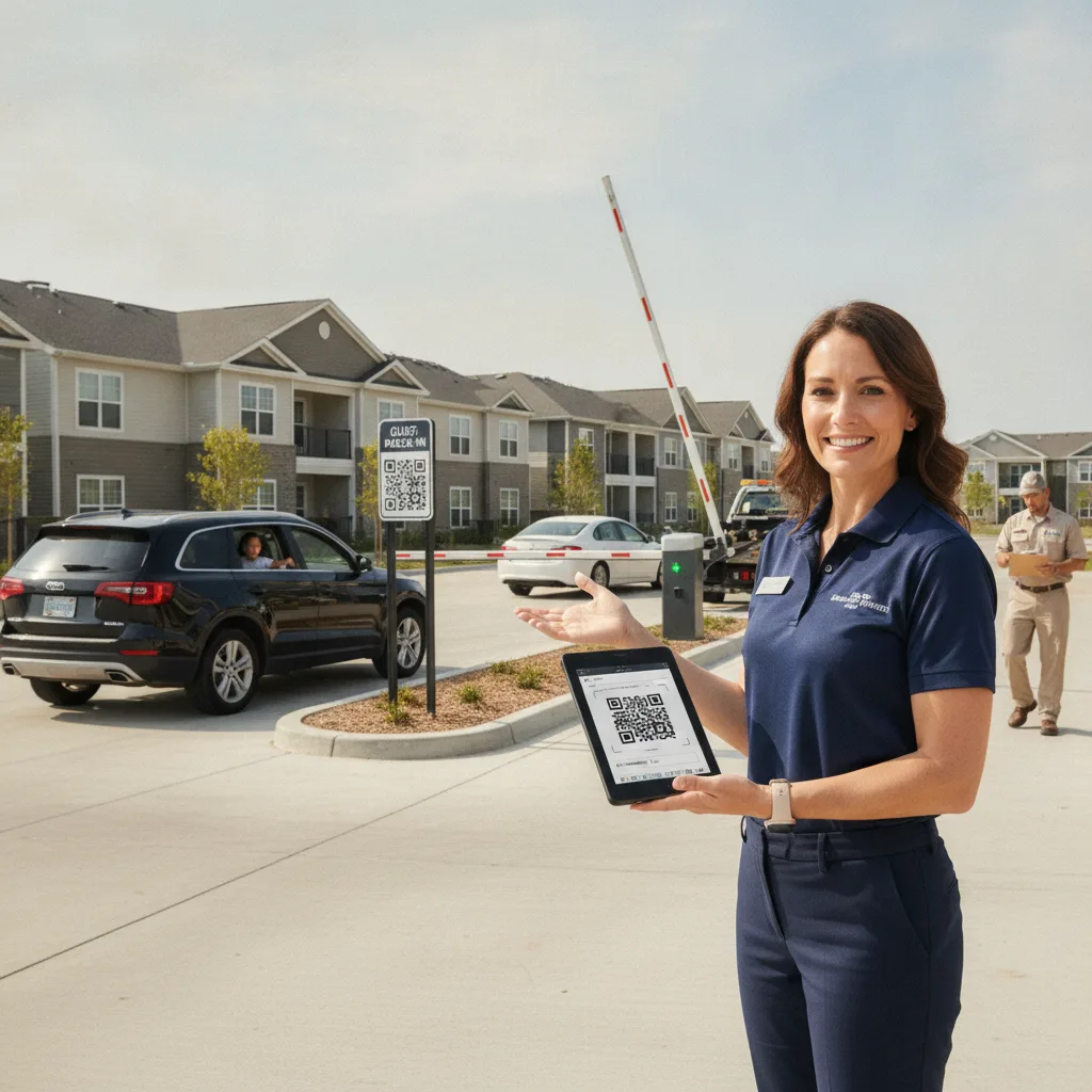 How Apartment Guest Parking Managers Can Connect QR Sessions To License Plates Without Adding More Hardware for qr self parking