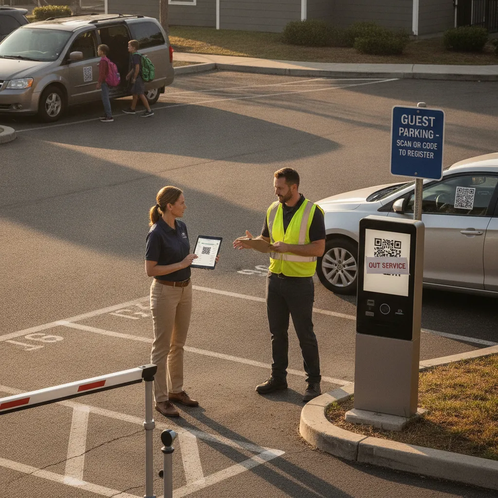 How Apartment Guest Parking Managers Can Reduce Payment Kiosk Dependence Without Adding More Hardware for qr self parking