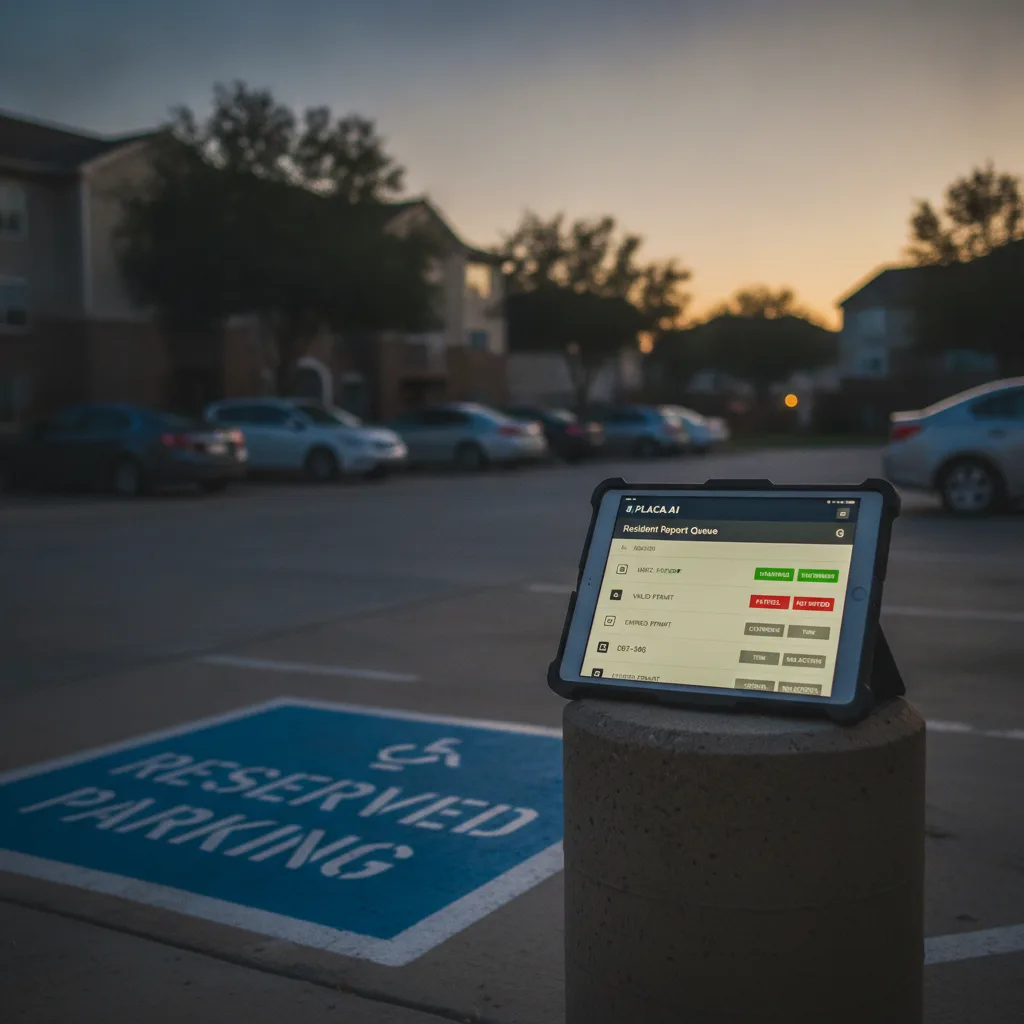 Resident Parking Report Workflow for Apartments and HOAs for hoa / apartment vehicle management